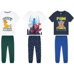 Marineblaue PAW Patrol Kinderschlafanzüge & Kinderpyjamas mit Löwen-Motiv aus Baumwolle 