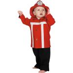 Rote Buttinette Feuerwehr-Kostüme für Kinder Größe 86 