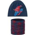 Spiderman Mütze Schal Handschuh Sets für Kinder aus Baumwolle für Babys Größe 110 