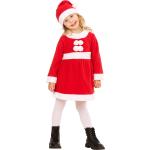 Rote Buttinette Weihnachtsmannkostüme & Nikolauskostüme aus Fleece für Kinder Größe 110 