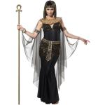 Reduzierte Schwarze Cleopatra-Kostüme für Damen Größe L 