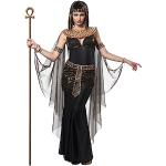 Schwarze Cleopatra-Kostüme für Damen Größe S 