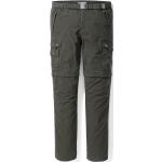 Anthrazitfarbene Unifarbene Klepper Zip Off Hosen & Zipphosen mit Reißverschluss aus Polyamid für Herren Größe XL 