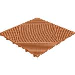Braune Quadratische Terrassenplatten & Terrassenfliesen aus Kunststoff 