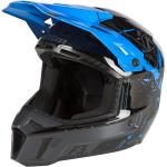 Klim F3 Recoil Motocross Helm, schwarz-blau, Größe L