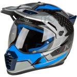 Klim Krios Pro Ventura Motocross Helm, grau-blau, Größe XL