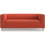 Orange Sofabezüge 2 Sitzer maschinenwaschbar 