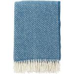 Blaue Klippan Kuscheldecken & Wohndecken aus Wolle 130x200 
