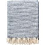 Blaue Klippan Wolldecken & Plaids aus Wolle 130x180 