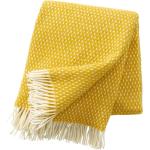 Gelbe Wolldecken & Plaids aus Wolle 130x200 