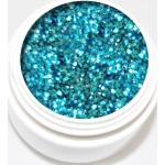 KM-Nails extrem Diamant Glitter Gel türkis metallic 5ml