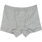 Hellgraue Feinripp Unterhosen für Kinder aus Baumwolle für Jungen Größe 188 