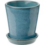 Blaue Skandinavische Knabstrup Anzuchttöpfe aus Keramik 