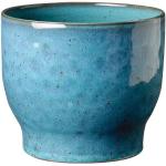 Blaue Skandinavische Knabstrup Runde Übertöpfe aus Keramik 