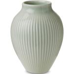 Reduzierte Mintgrüne Skandinavische Knabstrup Vasen & Blumenvasen aus Keramik 