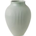 Reduzierte Mintgrüne Skandinavische 27 cm Knabstrup Vasen & Blumenvasen 27 cm aus Keramik 