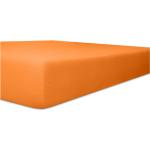 Orange Spannbettlaken & Spannbetttücher aus Baumwolle maschinenwaschbar 200x210 