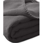 Graue Kuscheldecken & Wohndecken aus Baumwolle maschinenwaschbar 240x220 