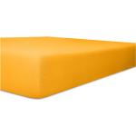 Gelbe Spannbettlaken & Spannbetttücher aus Baumwolle maschinenwaschbar 140x220 