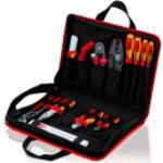 Rote Knipex Bestückte Werkzeugtaschen 14-teilig 