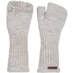 Beige Knit Factory Fingerlose Handschuhe & Halbfinger-Handschuhe mit Cutwork für Damen Einheitsgröße für den für den Winter 