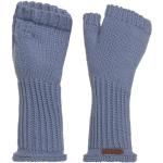 Indigofarbene Knit Factory Fingerlose Handschuhe & Halbfinger-Handschuhe mit Cutwork für Damen Einheitsgröße für den für den Winter 