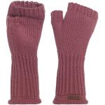 Rote Knit Factory Fingerlose Handschuhe & Halbfinger-Handschuhe mit Cutwork für Damen Einheitsgröße für den für den Winter 