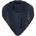 Reduzierte Marineblaue Knit Factory Dreieckige Dreieckstücher aus Baumwollmischung für Damen Größe XXL für den für den Herbst 