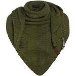 Khakifarbene Knit Factory Vegane Strickschals aus Wolle für Damen Größe XXL für den für den Herbst 