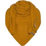 Reduzierte Ockerfarbene Knit Factory Strickschals aus Wolle für Damen Größe XXL 