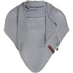 Reduzierte Graue Knit Factory Dreieckige Dreieckstücher aus Baumwollmischung für Damen Größe XXL für den für den Herbst 