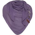Reduzierte Violette Knit Factory Dreieckige Dreieckstücher aus Baumwollmischung für Damen Größe XXL für den für den Herbst 