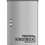 KNOBLOCH KNOBOX 4 Paketkasten, 128 Liter freistehend zum Einbetonieren RAL 8017 - schokoladenbraun