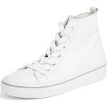 Weiße Gabor High Top Sneaker & Sneaker Boots mit Reißverschluss in Schmalweite aus Leder mit herausnehmbarem Fußbett für Damen Größe 44 