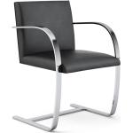 Schwarze Knoll International Stühle im Bauhausstil aus Chrom Breite 50-100cm, Höhe 50-100cm, Tiefe 50-100cm 