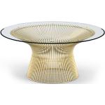 Goldene Knoll International Design Couchtische aus Glas 