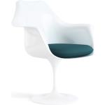 Petrolfarbene Moderne Knoll International Designer Stühle aus Glasfaser mit Armlehne Breite 50-100cm, Höhe 50-100cm, Tiefe 50-100cm 