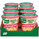 Knorr Snack Becher Spaghetti in Käse-Sahne-Sauce 71 g, 8er Pack