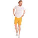 Goldene Knowledge Cotton Apparel Bio Nachhaltige Chino-Shorts mit Reißverschluss aus Baumwolle für Herren Größe XXL 