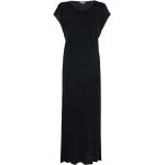 Reduzierte Schwarze Elegante Kocca Maxi Lange Abendkleider ohne Verschluss aus Viskose für Damen Größe L 