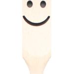 Emoji Smiley Kochlöffel aus Buche 
