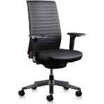 Schwarze Köhl Ergonomische Bürostühle & orthopädische Bürostühle  aus Leder höhenverstellbar Breite 0-50cm, Höhe 0-50cm, Tiefe 0-50cm 