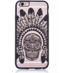 Schwarze Motiv iPhone 8 Plus Hüllen Art: Bumper Cases mit Mandala-Motiv aus Kunststoff 