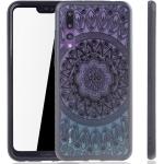 Schwarze Huawei P20 Pro Cases Art: Bumper Cases mit Mandala-Motiv aus Kunststoff 