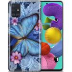 Blaue Samsung Galaxy Note20 Ultra Cases Art: Bumper Cases mit Insekten-Motiv aus Kunststoff 
