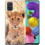 Samsung Galaxy A50 Hüllen Art: Bumper Cases mit Löwen-Motiv aus Kunststoff 