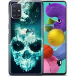 Samsung Galaxy A50 Hüllen Art: Bumper Cases mit Totenkopfmotiv aus Kunststoff 