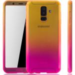 Pinke Samsung Galaxy A6 Plus Hüllen 2018 aus Kunststoff 