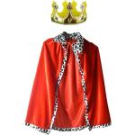 Reduzierte Rote Gepunktete König-Kostüme für Kinder 