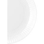 Weißes Unifarbenes Rundes Porzellan-Geschirr 16 cm aus Porzellan mikrowellengeeignet 
